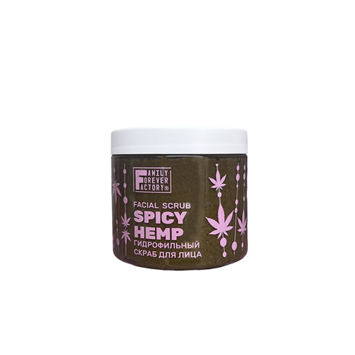 Гидрофильный скраб для лица Конопляный-пряный – купить с доставкой по России