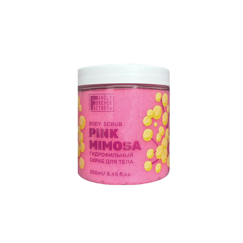 Гидрофильный скраб для тела Розовый-мимозовый – купить с доставкой по России