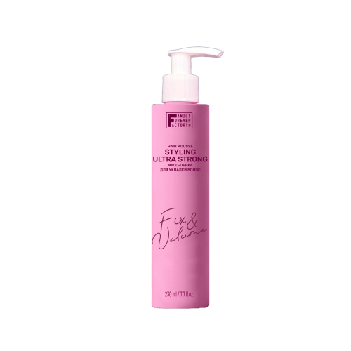 Мусс-пенка для укладки волос ультрасильная фиксация – купить с доставкой по России